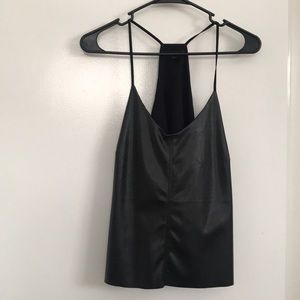 Leather tank